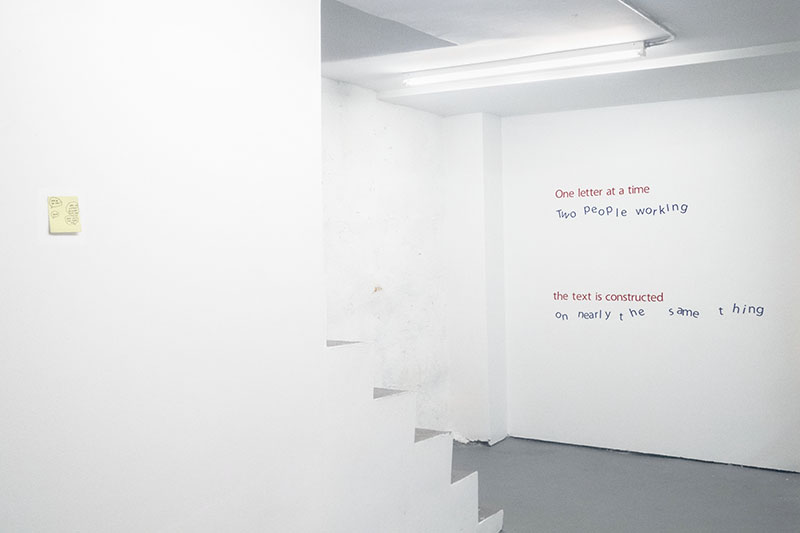 installation view