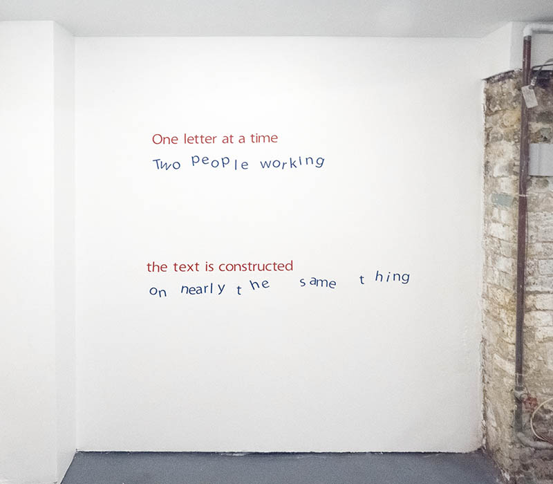 installation view
